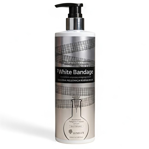 Przejdź do produktu Luxelux White Bandage Perfumowana odżywka nabłyszczająca o eleganckim, kwiatowo-perfumowym aromacie 400 ml