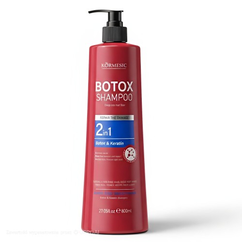 Przejdź do produktu Kormesic Botox Shampoo 2w1 Botox & Keratin 800 ml