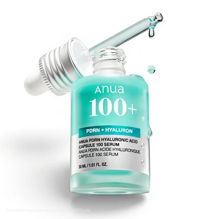 Anua PDRN Hyaluronic Acid Capsule 100 Serum 30 ml – nawilżające serum z PDRN i kwasem hialuronowym