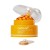 Rozświetlający krem do twarzy Medicube Kojic Acid Turmeric Vita Capsule Cream 53g pokazujący unikalną żelową konsystencję z żółtymi kapsułkami witaminowymi.