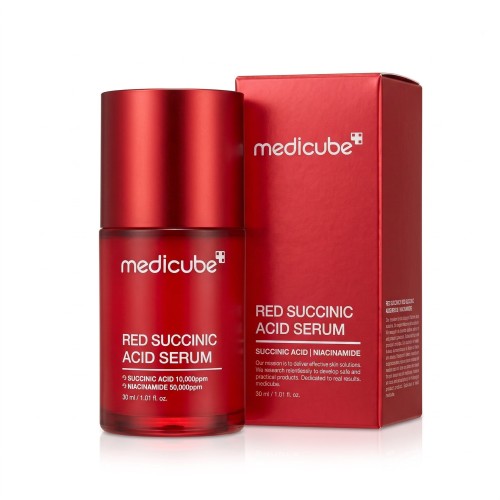 Przejdź do produktu Medicube Red Succinic Acid Serum 30 ml – serum z kwasem bursztynowym na trądzik, niedoskonałości i rozszerzone pory