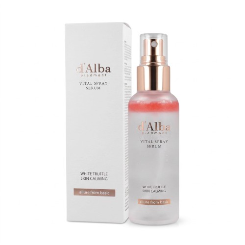 Przejdź do produktu d'Alba White Truffle Vital Spray Serum 100ml – Różowe dwufazowe serum łagodzące w mgiełce z białą truflą
