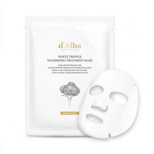 Przejdź do produktu d'Alba White Truffle Nourishing Treatment Mask 25ml – Odżywczo-nawilżająca maseczka w płachcie z białą truflą i wąkrotką azjatycką